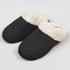 Women's Fuzzy House Slippers Fish Scale Pattern Home Shoes