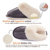 Fantaslook Womens Slippers Fluffy Memory Foam Warm Fur House Slippers, Anti-Skid Plush for Indoor