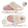 Fantaslook Womens Slippers Fluffy Memory Foam Warm Fur House Slippers, Anti-Skid Plush for Indoor