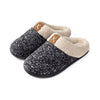 Fantaslook Womens Cozy Memory Foam Slippers Fuzzy Wool Plush Fleece Lined House Slippers Indoor