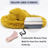 Women's Fuzzy Slippers Cross Band Open Toe House Shoes