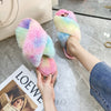 Women Plush Slippers Indoor Home Fur Slides